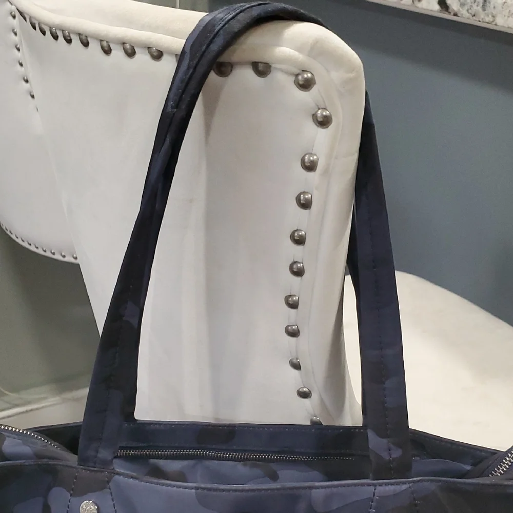 MZ Wallace Black and Gray Camo  Tote Bag with Durable Design - Picture 8 of 15